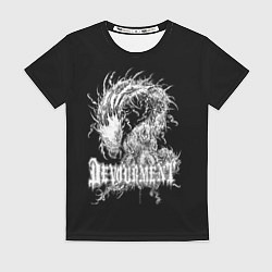 Футболка женская Devourment, цвет: 3D-принт
