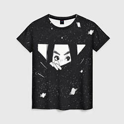 Женская футболка Девушка и космос