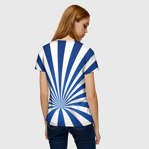 Женская футболка Оптическая иллюзия / 3D-принт – фото 4