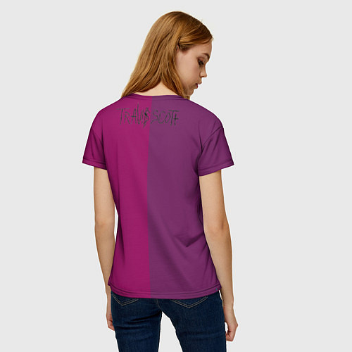 Женская футболка Travis Scott / 3D-принт – фото 4