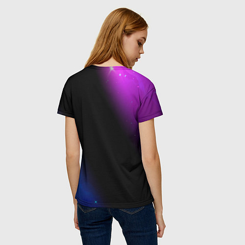Женская футболка AMONG US - КОСМОС / 3D-принт – фото 4