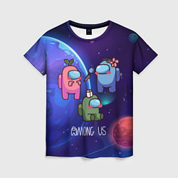 Женская футболка Among Us Space