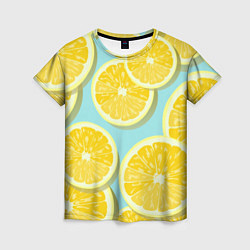 Женская футболка Лимончики