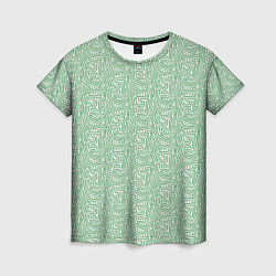 Женская футболка Узор из линий
