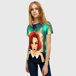 Футболка женская Ход Королевы, цвет: 3D-принт — фото 2