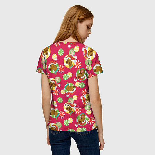 Женская футболка Lollipop / 3D-принт – фото 4