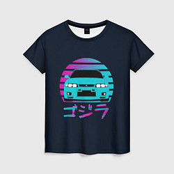 Женская футболка Skyline R33