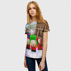 Футболка женская Южный Парк South Park, цвет: 3D-принт — фото 2