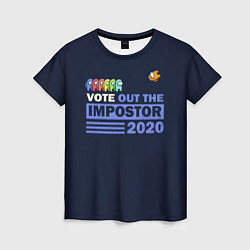 Женская футболка Among Us Vote Out