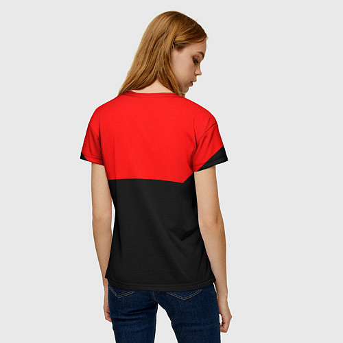 Женская футболка AMONG US - ALONE / 3D-принт – фото 4