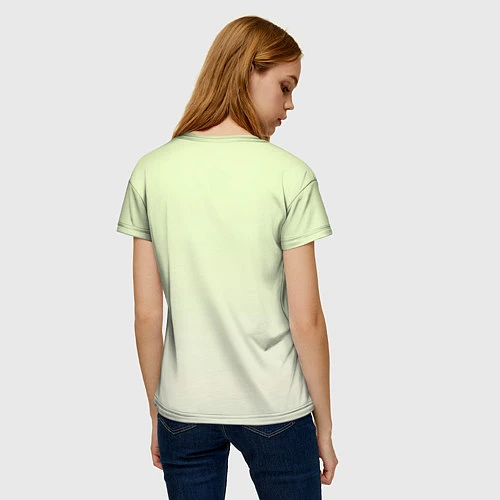 Женская футболка Арт сова яркая / 3D-принт – фото 4