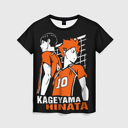 Женская футболка Haikyuu Hinata Kageyama