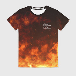 Женская футболка Children of Bodom Fire Z