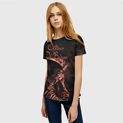 Футболка женская Children of Bodom Reaper, цвет: 3D-принт — фото 2