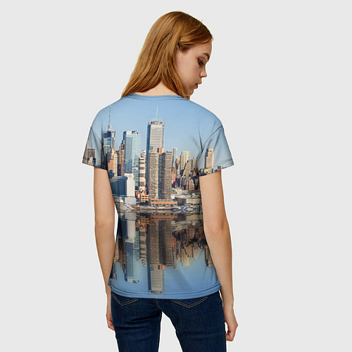 Женская футболка New York / 3D-принт – фото 4