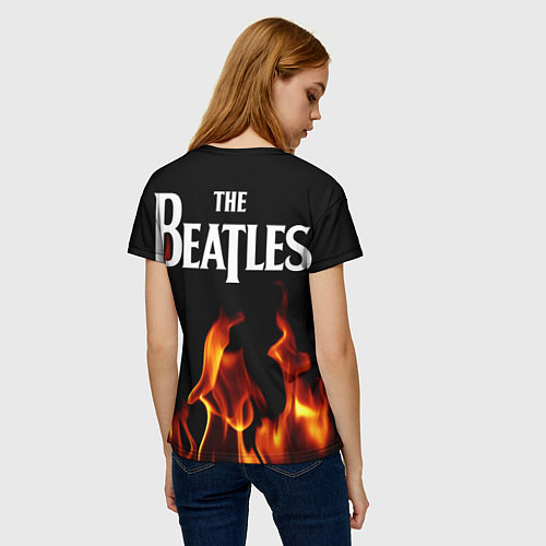 Женская футболка The Beatles / 3D-принт – фото 4