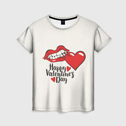 Женская футболка Happy Valentines Day
