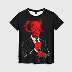 Женская футболка Дьявол
