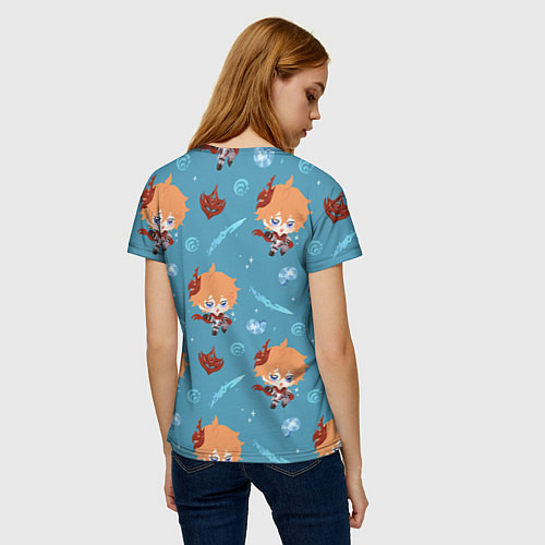 Женская футболка Чиби Чайльд / 3D-принт – фото 4