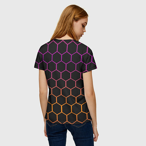 Женская футболка CS:GO Электрический улей / 3D-принт – фото 4