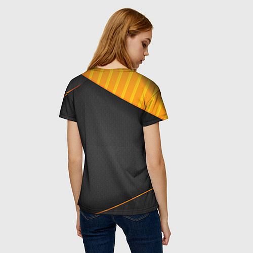 Женская футболка CHEVROLET Шевроле / 3D-принт – фото 4