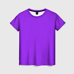 Футболка женская Фиолетовый, цвет: 3D-принт