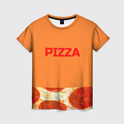 Футболка женская Pizza, цвет: 3D-принт