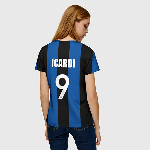 Женская футболка Икарди FC Inter / 3D-принт – фото 4