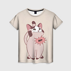 Женская футболка Pop Cat