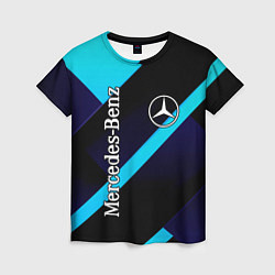 Футболка женская Mercedes Benz, цвет: 3D-принт