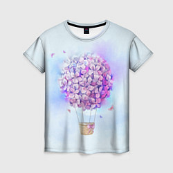 Женская футболка Air flowers