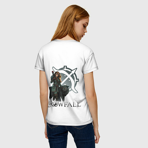 Женская футболка Crowfall Ranger / 3D-принт – фото 4