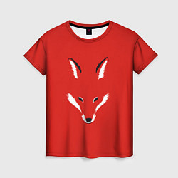 Футболка женская Fox minimalism, цвет: 3D-принт