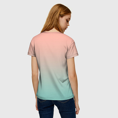 Женская футболка Чирлидерша с помпонами / 3D-принт – фото 4