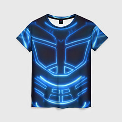 Женская футболка Неоновая броня Neon Armor