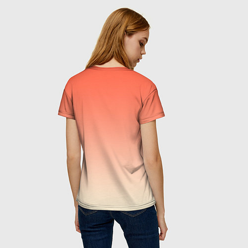 Женская футболка Попкорн рисунок / 3D-принт – фото 4