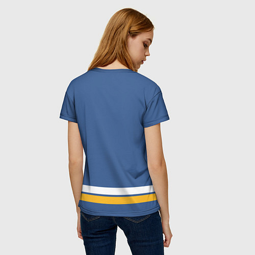 Женская футболка Сент-Луис Блюз Форма1 / 3D-принт – фото 4