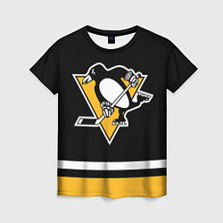 Женская футболка Питтсбург Пингвинз Форма1