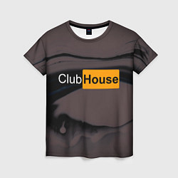 Женская футболка Clubhouse Pornhub Клабхаус