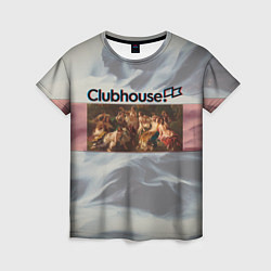 Женская футболка Clubhouse Welcome Клабхаус