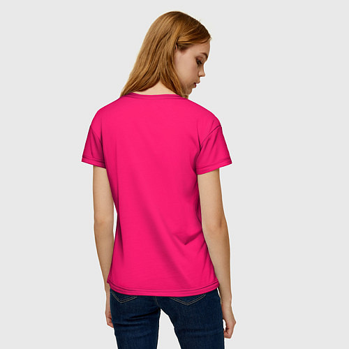 Женская футболка Малинка большая / 3D-принт – фото 4