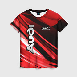 Футболка женская Audi, цвет: 3D-принт