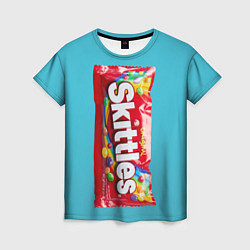 Женская футболка Skittles original