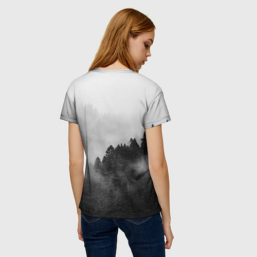 Женская футболка Природа - Лес / 3D-принт – фото 4