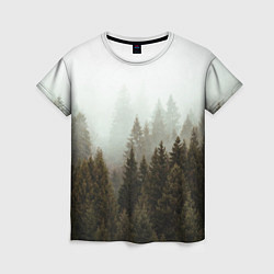 Женская футболка Деревья