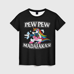 Женская футболка Pew Pew