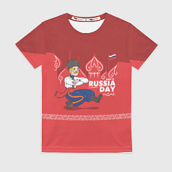 Женская футболка День России
