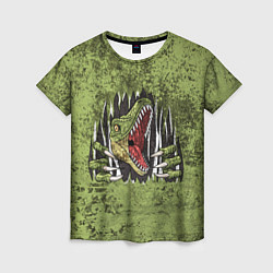 Женская футболка Динозавр из груди Dino Z