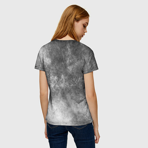 Женская футболка Cartoon cat / 3D-принт – фото 4