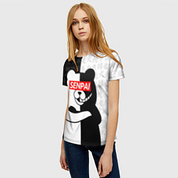 Футболка женская MONOKUMA МОНОКУМА, цвет: 3D-принт — фото 2
